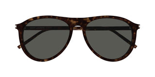 Saint Laurent SL 667 unisex Havana Pilot Sunglasses