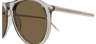 Saint Laurent SL 667 unisex Brown Pilot Sunglasses