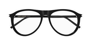 Saint Laurent SL 667 OPT unisex Black Round Eyeglasses