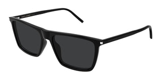 Saint Laurent SL 668 men Black Squared Sunglasses