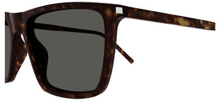 Saint Laurent SL 668 men Havana Squared Sunglasses