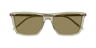 Saint Laurent SL 668 men Brown Squared Sunglasses