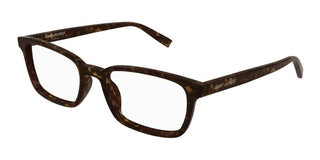 Saint Laurent SL 671 unisex Havana Squared Eyeglasses