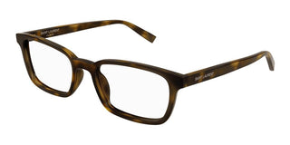 Saint Laurent SL 671 unisex Havana Squared Eyeglasses