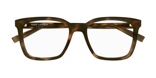 Saint Laurent SL 672 men Havana Squared Eyeglasses