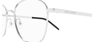 Saint Laurent SL 682/F unisex Silver Round Eyeglasses