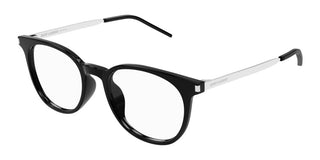 Saint Laurent SL 683/F unisex Black Round Eyeglasses