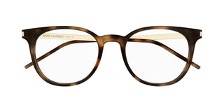 Saint Laurent SL 683/F unisex Havana Round Eyeglasses