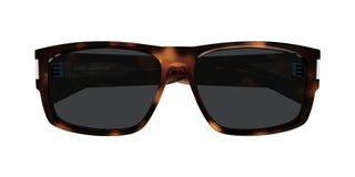 Saint Laurent SL 689 men Havana Squared Sunglasses