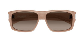 Saint Laurent SL 689 men Pink Squared Sunglasses