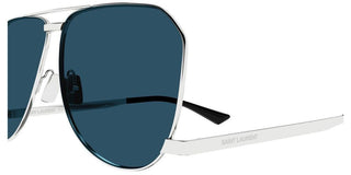 Saint Laurent SL 690 DUST men Silver Pilot Sunglasses