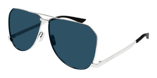 Saint Laurent SL 690 DUST men Silver Pilot Sunglasses