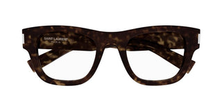 Saint Laurent SL 698 unisex Havana Squared Eyeglasses