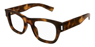 Saint Laurent SL 698 unisex Havana Squared Eyeglasses