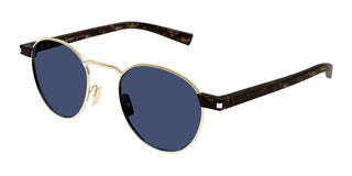 Saint Laurent Sl 707 Men Gold Round Sunglasses