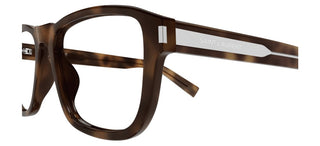 Saint Laurent SL 710 OPT men Havana Squared Eyeglasses