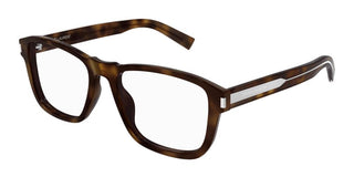 Saint Laurent SL 710 OPT men Havana Squared Eyeglasses