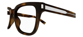 Saint Laurent SL 711 OPT men Havana Squared Eyeglasses