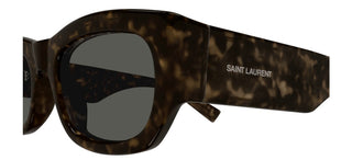 Saint Laurent SL 713 women Havana Rectangle Sunglasses