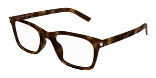 Saint Laurent SL 718 men Havana Squared Eyeglasses