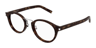 Saint Laurent SL 728/J unisex Havana Round Eyeglasses