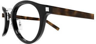 Saint Laurent SL 728/J unisex Black Round Eyeglasses