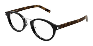 Saint Laurent SL 728/J unisex Black Round Eyeglasses