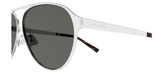 Saint Laurent Sl 734 Unisex Silver Pilot Sunglasses