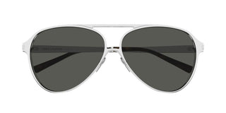 Saint Laurent Sl 734 Unisex Silver Pilot Sunglasses