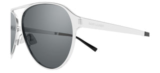 Saint Laurent Sl 734 Unisex Silver Pilot Sunglasses