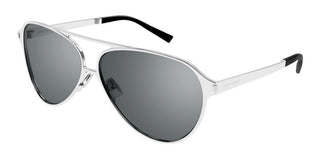 Saint Laurent Sl 734 Unisex Silver Pilot Sunglasses