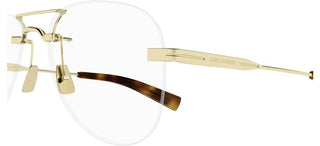 Saint Laurent SL 745 unisex Gold Pilot Eyeglasses