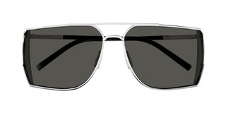 Saint Laurent Sl 750 Men Silver Squared Sunglasses