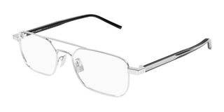 Saint Laurent SL 780 men Silver Squared Eyeglasses