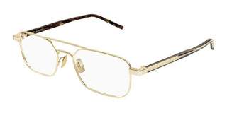 Saint Laurent SL 780 men Gold Squared Eyeglasses