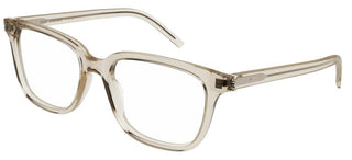 Saint Laurent SL M110/F women Brown Geometric Eyeglasses