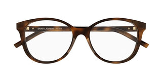 Saint Laurent Sl M112 Women Havana Pantos Eyeglasses