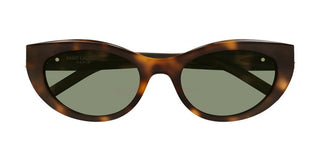 Saint Laurent SL M115 women Havana Geometric Sunglasses