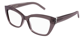 Saint Laurent SL M117 women Brown Squared Eyeglasses