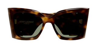 Saint Laurent SL M119 BLAZE women Havana Squared Sunglasses