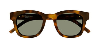 Saint Laurent SL M124 unisex Havana Squared Sunglasses