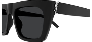 Saint Laurent SL M131/F unisex Black Geometric Sunglasses