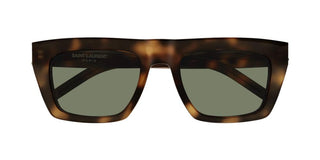 Saint Laurent SL M131/F unisex Havana Geometric Sunglasses