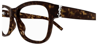 Saint Laurent SL M132 women Havana Squared Eyeglasses