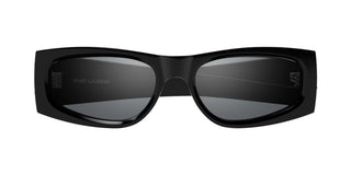 Saint Laurent Sl M140 Women Black Rectangle Sunglasses