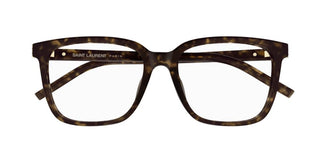 Saint Laurent SL M142 women Havana Squared Eyeglasses