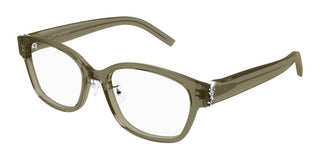 Saint Laurent SL M33/J women Green Squared Eyeglasses