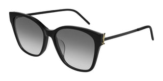 Saint Laurent Sl M48s/k Women Black Visor Sunglasses