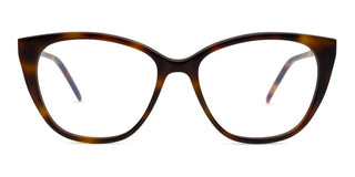 Saint Laurent Sl M72 Women Havana Cat Eye Eyeglasses