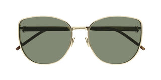 Saint Laurent SL M89 women Gold Cat Eye Sunglasses